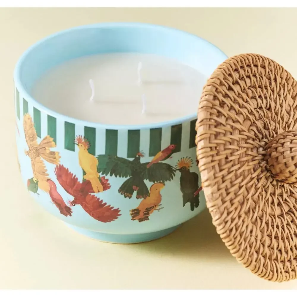 Farm Rio X Anthropologie NEW Candle, Ocean Waves & Bergamont